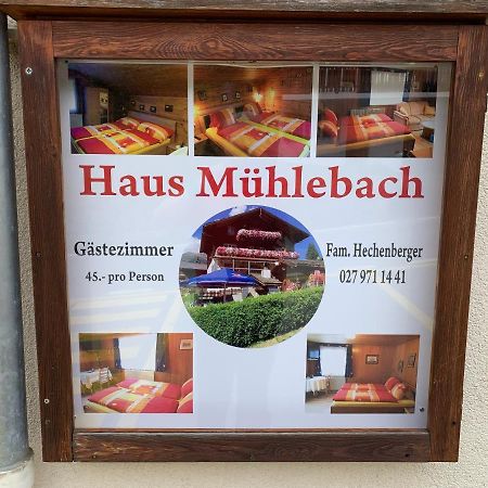 Hotel Haus Muehlebach Ernen Экстерьер фото